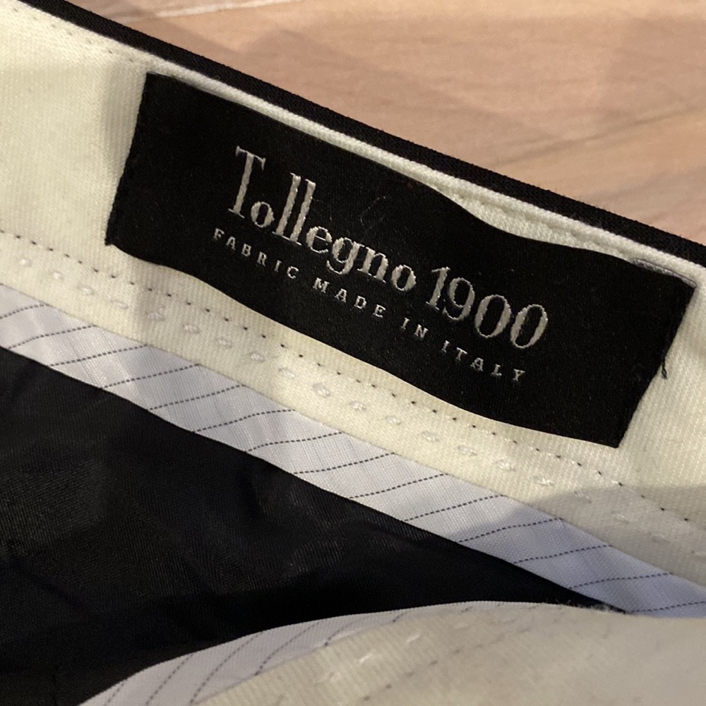 J.Crew Tollegno Italian thin wool stretch black dress pants - Picture 9 of 12
